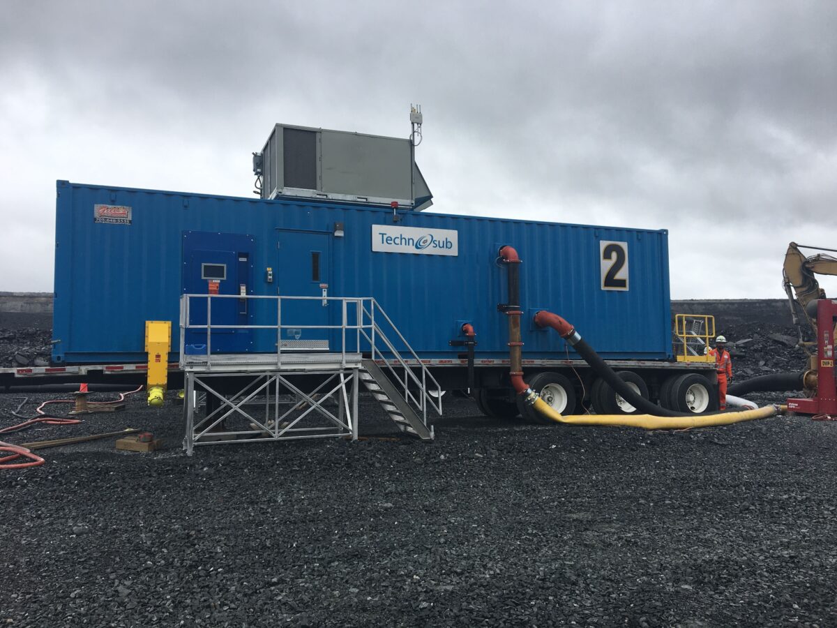 Technosub projet station de pompage