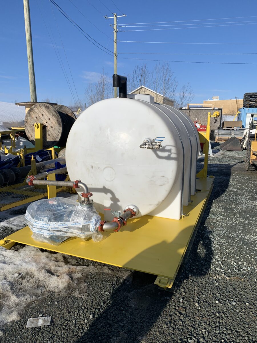 Technosub projet canon à eau et réservoir