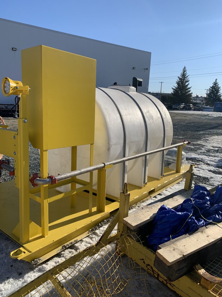 Technosub projet canon à eau et réservoir